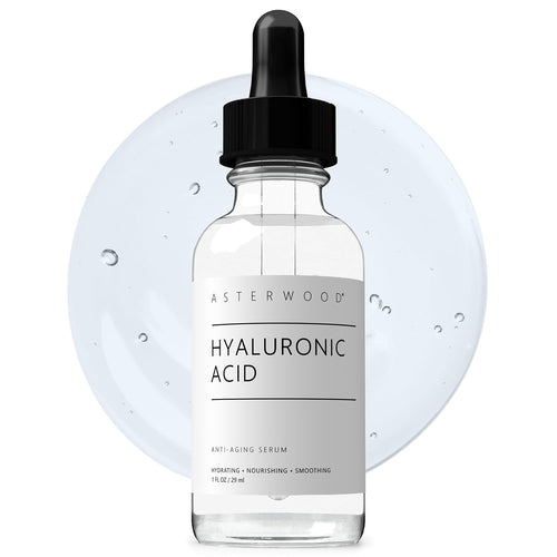 Asterwood Naturals Hyaluronic Acid Serum 1oz + Hyaluronic Acid Moisturizer