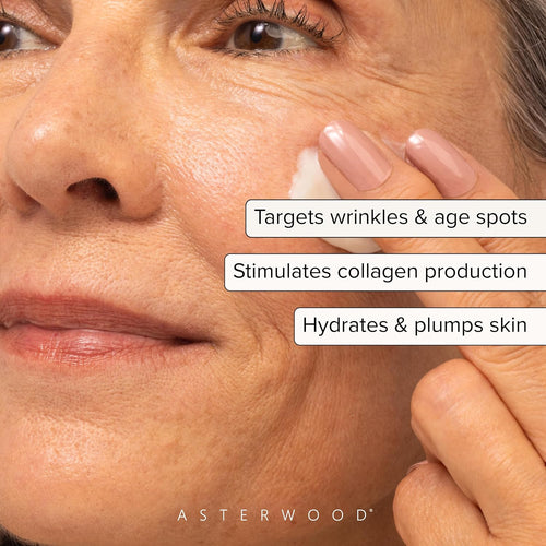 Asterwood Matrixyl 3000, Argireline Peptide, Vitamin C Cream - Triple Repair - with Hyaluronic Acid - Anti-Aging, Wrinkle Reducing, Hydrating - Fragrance-Free - 1.7 Fl Oz